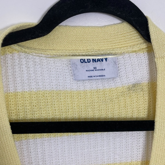 ⭐️Striped Lightweight Shaker-Stitch Art Coquette Hipster Hippie Cardigan Sweater - Picture 4 of 5